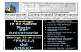 El Micalet_104_Boletín de información y difusión de la Cultura Valenciana_Asociación Comunidad Valenciana de Montevideo