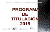 Presentacion titulacion 2015