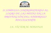 II Simposio Contribuyendo al logro de las metas en la prevención del embarazo adolescente - HSMSI