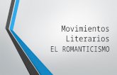 Movimientos literarios Romanticismo