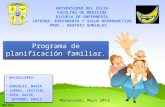 Programa de Planificacion Familiar en Venezuela