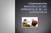 Componentes Emocionales Del Aprendizaje De Las MatemáTicas