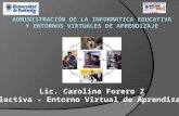 Administración de la informatica educativa y entornos virtuales