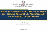Sobre la relevancia del pen en el marco del sistema nacional de planificaciã³n de la repãºblica dominicana encuentro 27[1]