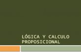 Lógica y calculo proposicional 2