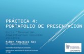 Práctica 4 - Portafolio presentación