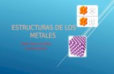 Estructuras de los metales