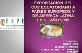 Exportaciòn del cuy ecuatoriano a paìses europeos y