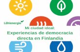 Mi ciudad ideal: Experiencias de democracia directa en Finlandia
