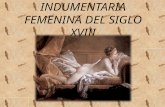 INDUMENTARIA FEMENINA DEL SIGLO XVIII