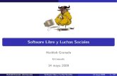 Software Libre y Luchas Sociales