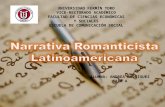 Narrativa romanticista latinoamericana