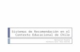 Sistemas de Recomendación el Contexto Educacional de Chile