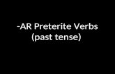 AR preterite verbs