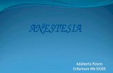 Anestesia. Enfermería