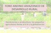 Hambrientos o productivos: los pequeños agricultores frente al G-8 y la globalización