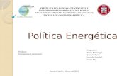 Política Energetica