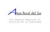 Agua Rural Des Sur