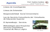 Ponencia sobre Servicio Comunitario Prof. Yoskira Cordero año 2015