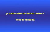 Benito Juárez: ¿Cuánto sabe de su biografía?