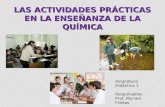 Las actividades prácticas en la enseñanza de la