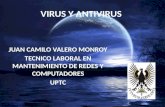 Diapositivas Virus y Antivirus  Camilo Valero