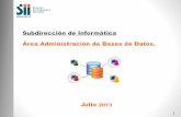 Área Administración de Bases de Datos