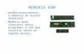 Tipos de Memoria RAM