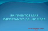 50 inventos mas importanntes del  hombre
