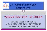 4º Diversificado (Jesuitinas Pamplona) construye Arquitectura Efímera