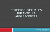 Derechos Sexuales Durante La Adolescencia
