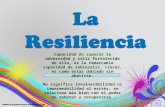 La Resiliencia: Restauración de población víctima de conflicto