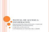 Manual De Acceso A Informacion