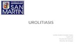 Urolitiasis, etiologia, clínica, tratamiento