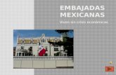Embajadas mexicanas