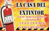 La Casa del Extintor: Portafolio de Servicios