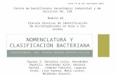 Nomenclatura y clasificación bacteriana