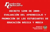 Decreto 1290 - Presentación del MEN-Colombia 2009