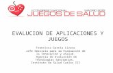 Evaluación de aplicaciones y juegos | Dra. Fca. García-Lizana