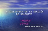 presentación biblioteca Belchite