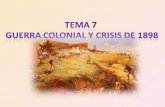 Guerra colonial y crisis de 1898