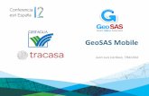 GeoSAS Mobile - Tracasa y Gestagua - CE12