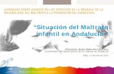 Situación del maltrato infantil en Andalucía