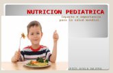 Presentación de nutricion pediatrica