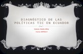DiagnóStico De Las PolíTicas Tic En  Ecuador