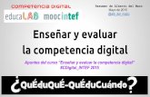 Competencia digital en el aula (Apuntes del curso #CDigital_INTEF 2015)