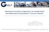 Propuesta técnica comercial de formación e información en seguridad y salud laboral