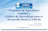 Guatemala - Programa de agricultura familiar y centros de aprendizaje para el desarrollo rural