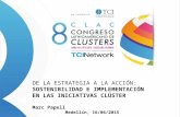 TCILatinAmerica15 Sostenibilidad e implementación en las iniciativas clúster