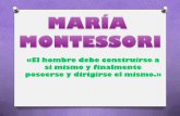 María montessori